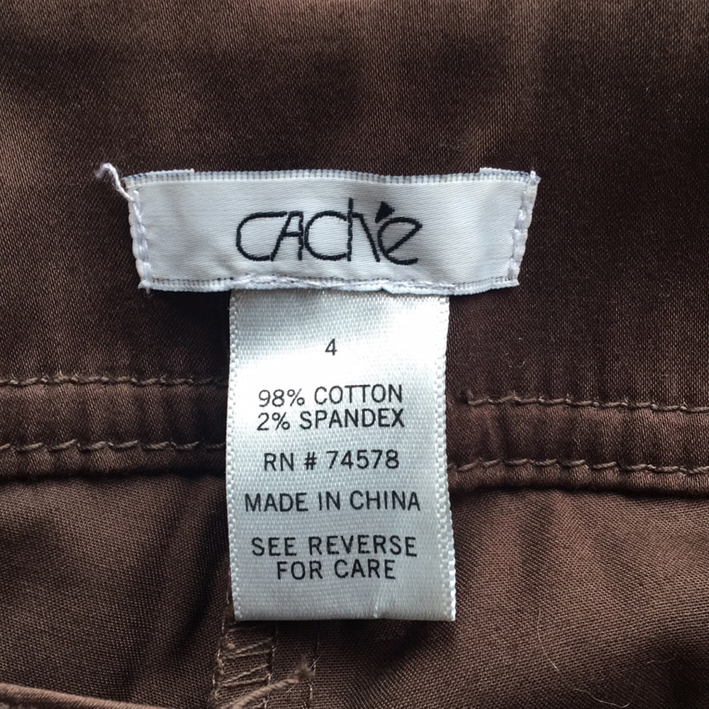 Cache Bermuda Long Dressy Shorts Size 4 - Picture 5 of 7